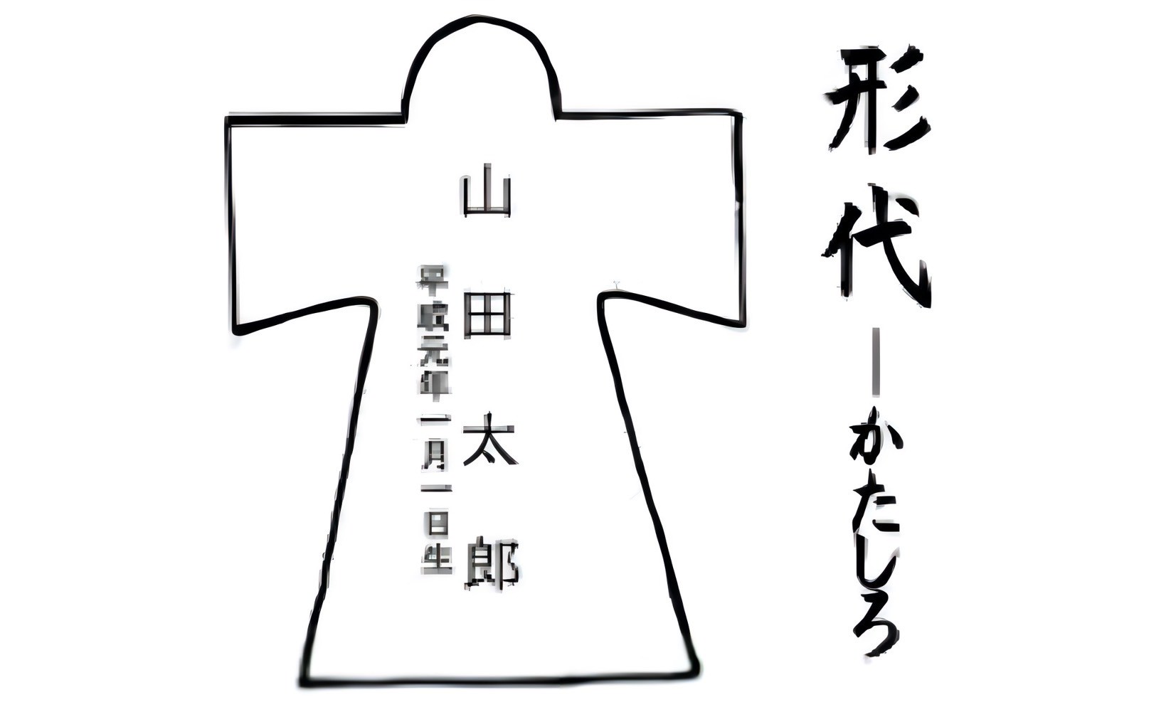 名前と生年月日を記入